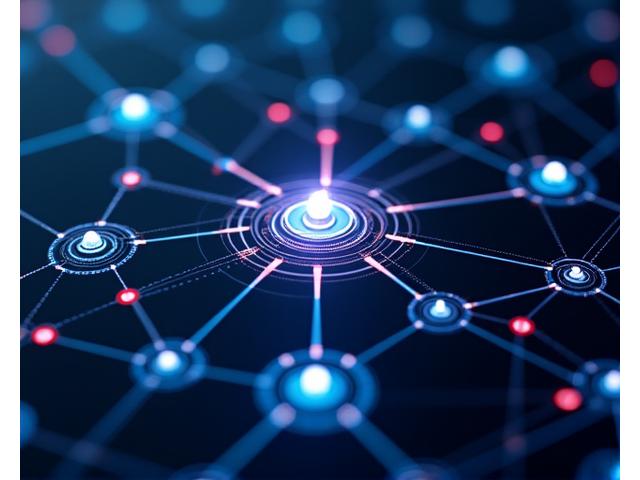 Abstrakt digitalt sikkerhetsskjold med beskyttende barrierer og krypterte linjer, symboliserer robust datasikkerhet
